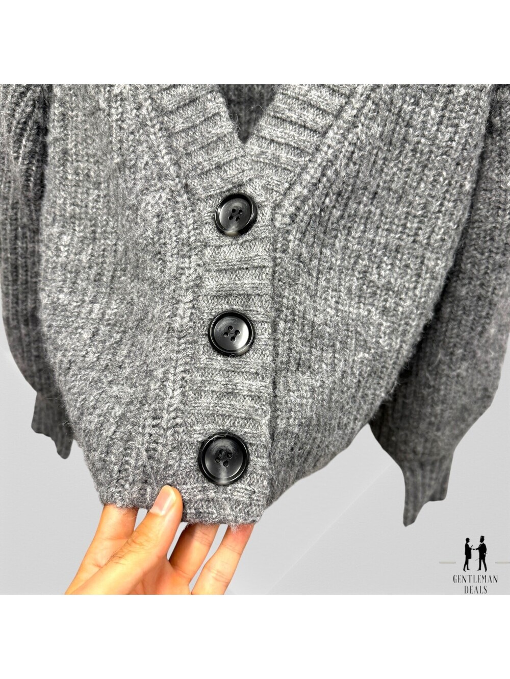 Rebecca Minkoff Zoya Cardigan Zoya Cardigan in Gray S Small - Picture 6 of 10